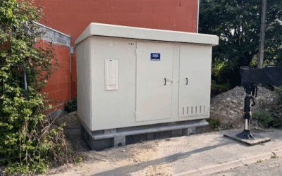 Livraison d’un nouveau poste électrique pour la future résidence « Les Jardins d’Armance »