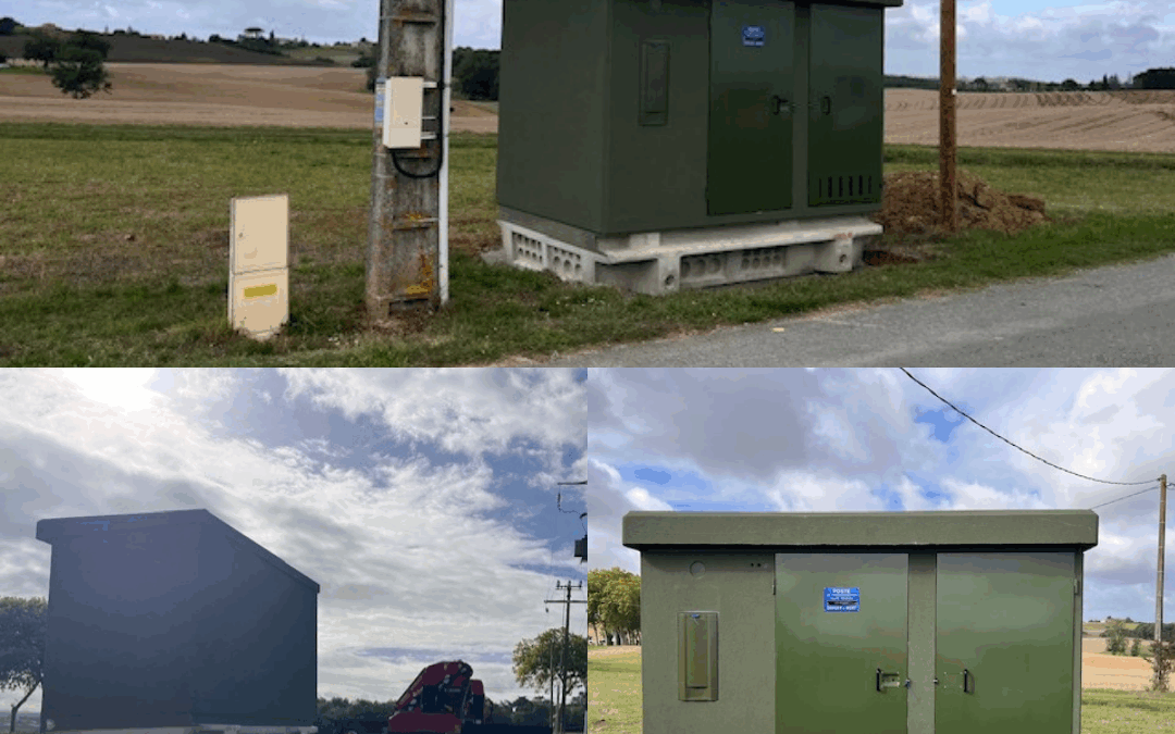 Mise en service d’un nouveau poste de transformation au lieu-dit « Les Brugues »